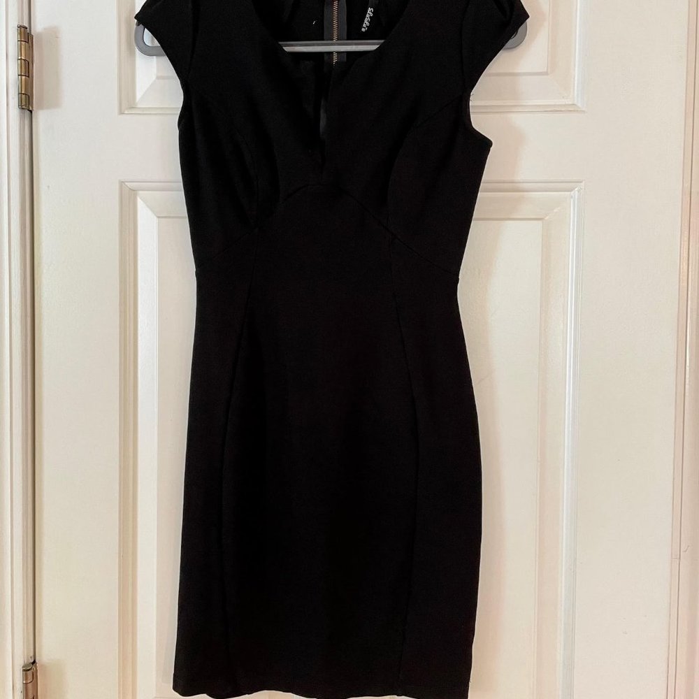 Black Lulus dress with V cut